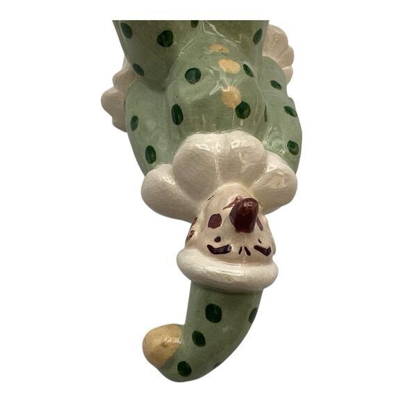 Pair Of Vintage Ceramic Circus Clowns W/Drum Theme Pottery Co Hollywood CA 7.5in - Picture 6 of 13
